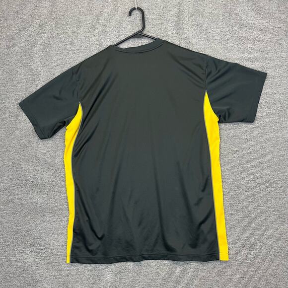 Nike Jersey Shirt Gray Vintage Silver Tag Yellow Mesh‎ Active y2k 2000s T-Shirt - Picture 7 of 8